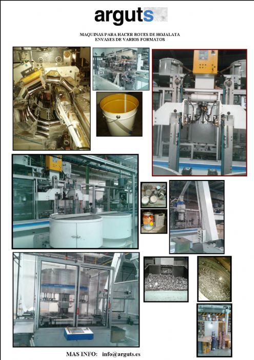FORMADORA DE ENVASES DE HOJALATA